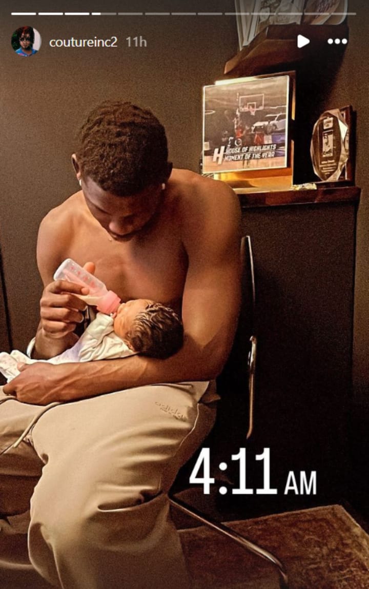 anthony edwards baby mama and daughter Image 5