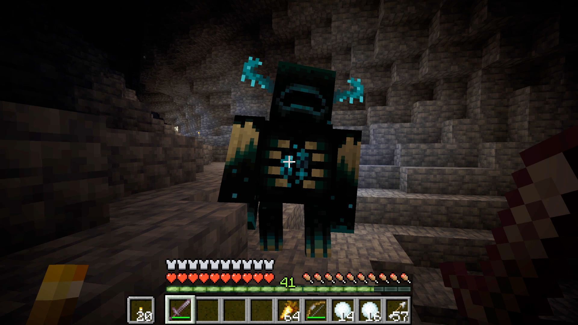 The Warden has the power to kill in Minecraft in as little as one hit (Image via Mojang Studios)