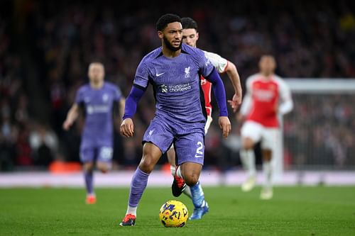 Liverpool defender Joe Gomez
