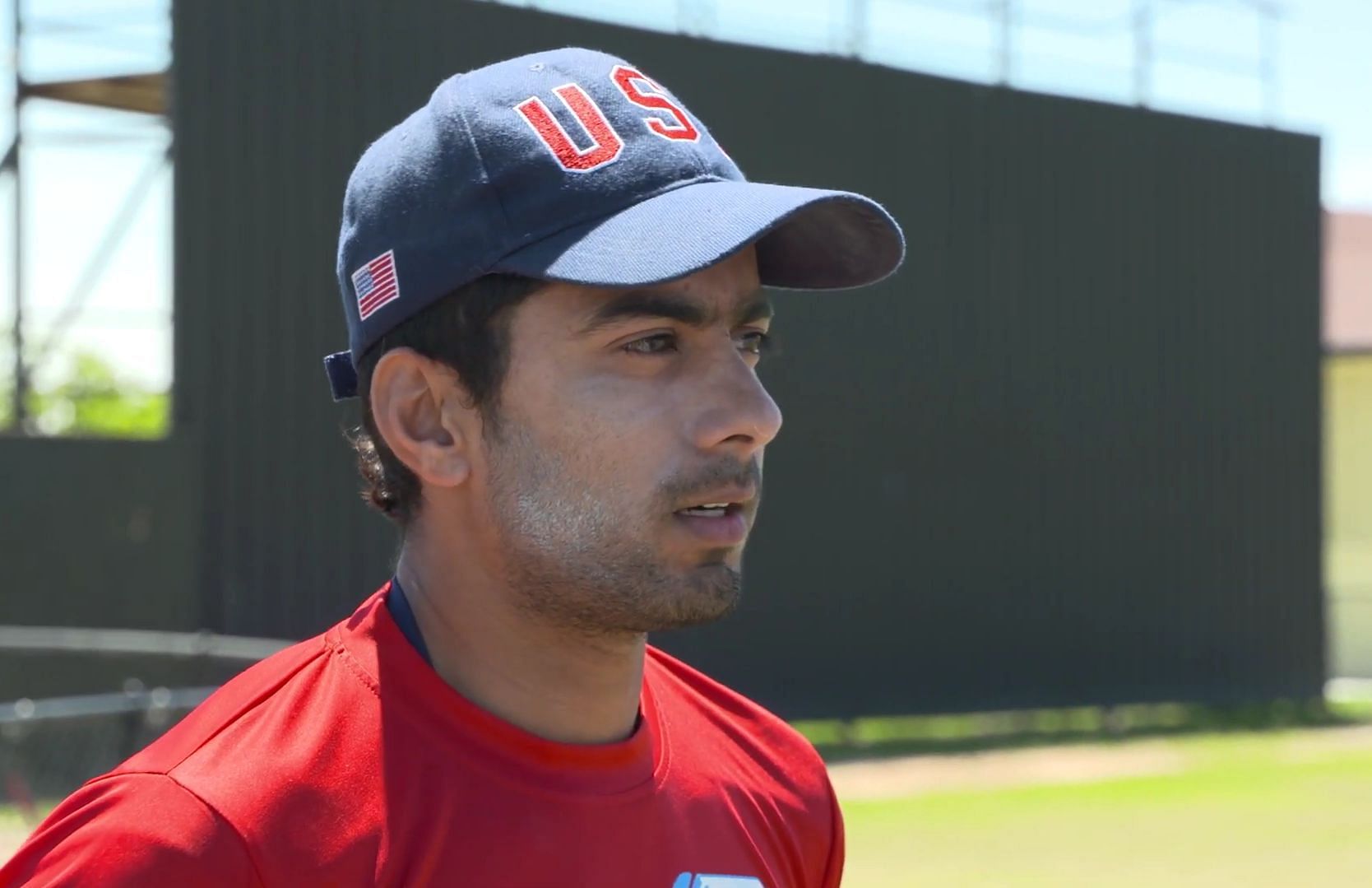 Ali Khan of USA (Credits: Snapgrab Youtube / USA Cricket)