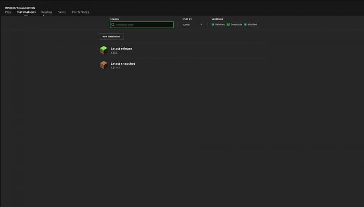 How to download Minecraft 1.21 update on Java Edition