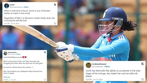 "The Queen of Indian Cricket" - Twitter reacts to Smriti Mandhana's ton in 2nd IND vs SA WODI in Bengaluru