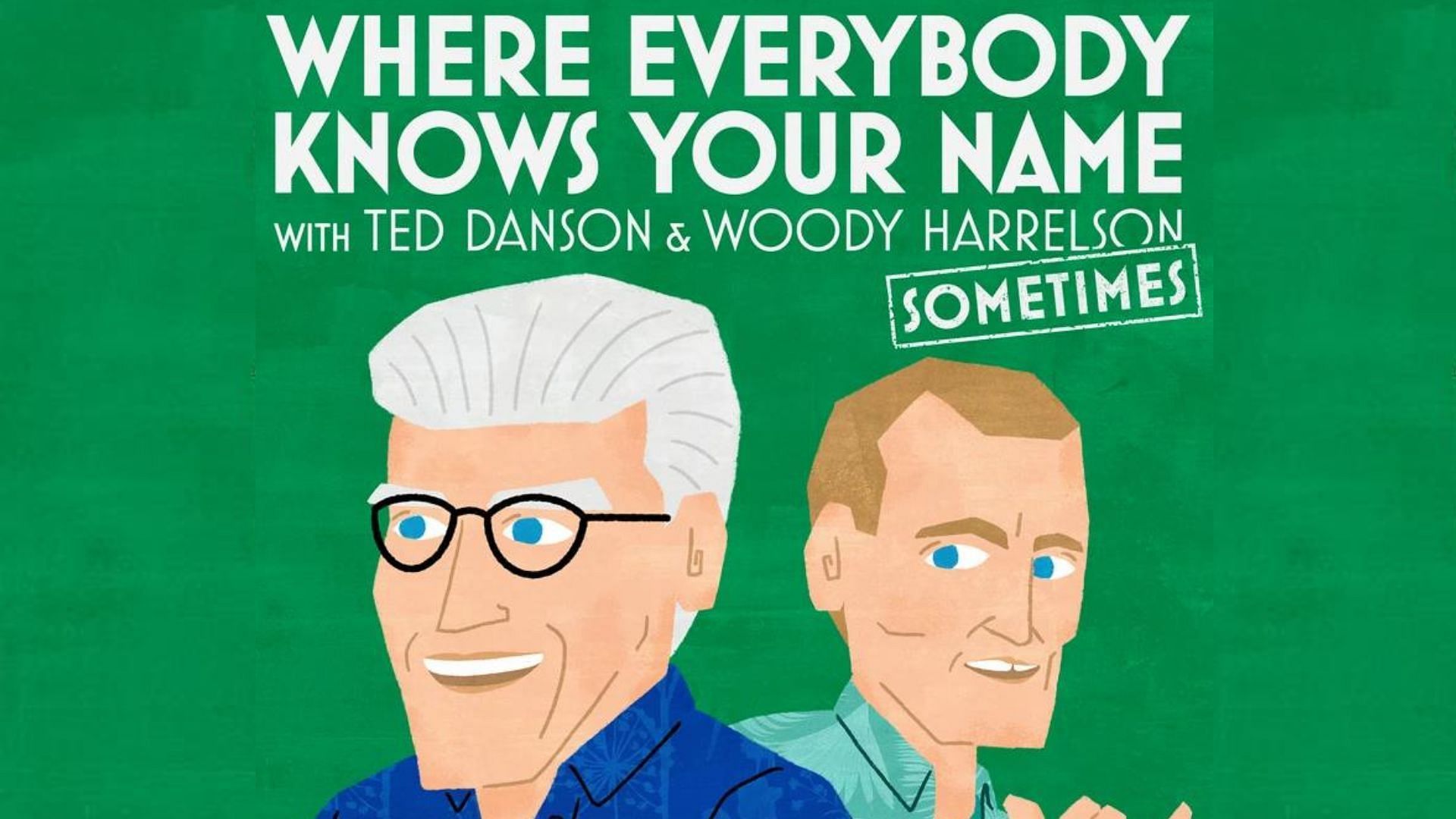 Woody Harrelson and Ted Danson podcast (Image via Team Coco)