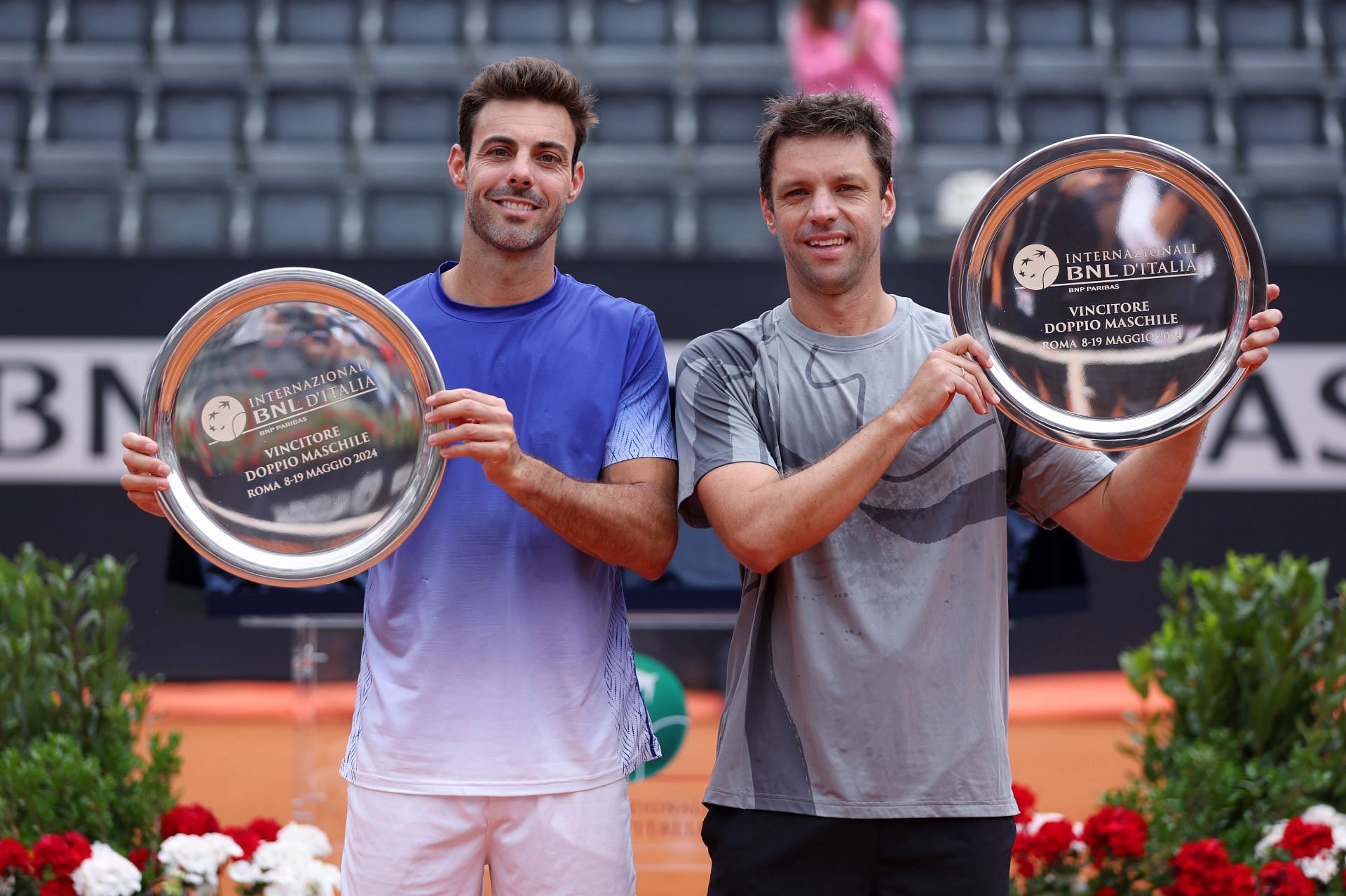 Marcel Granollers and Horacio Zeballos are the top seeds at the 2024 French Open. (Photo: Getty)