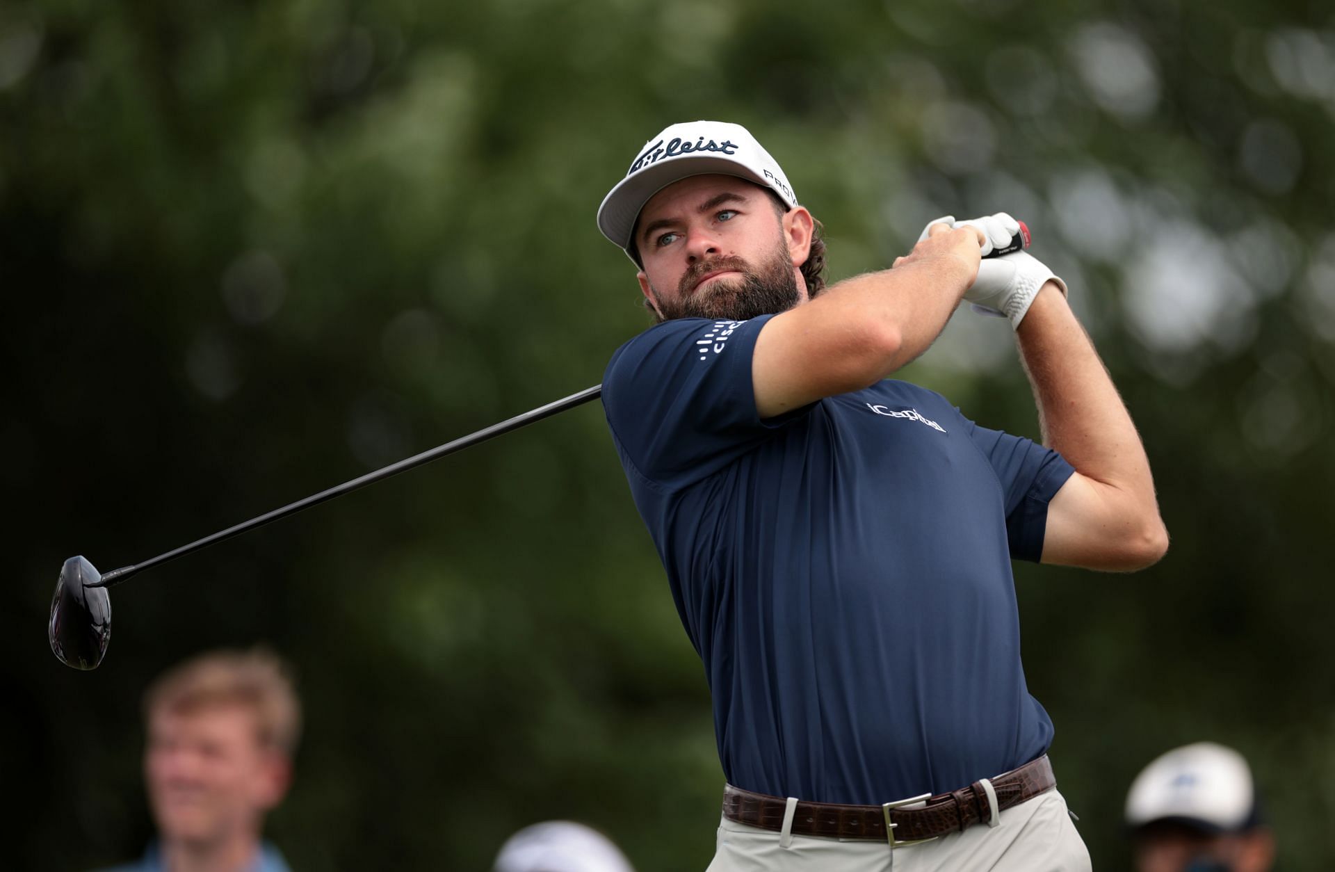 Cameron Young shot well at the Travelers Championship