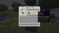 Applying Density V to a mace (Image via Mojang)