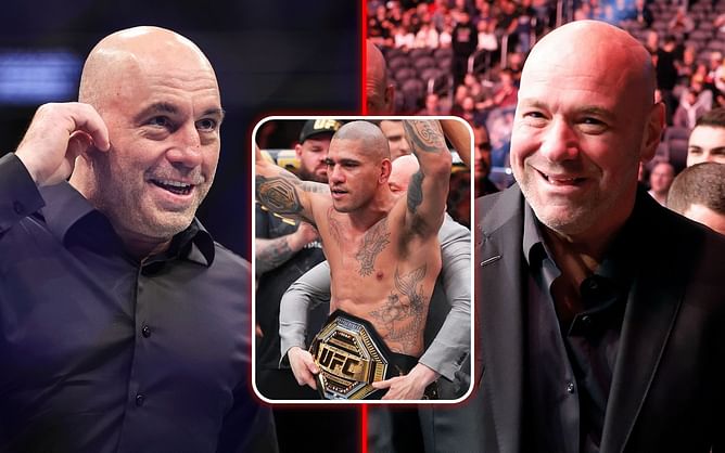 Dana White reveals what Joe Rogan said in his ears about Alex Pereira after UFC 303 stunner