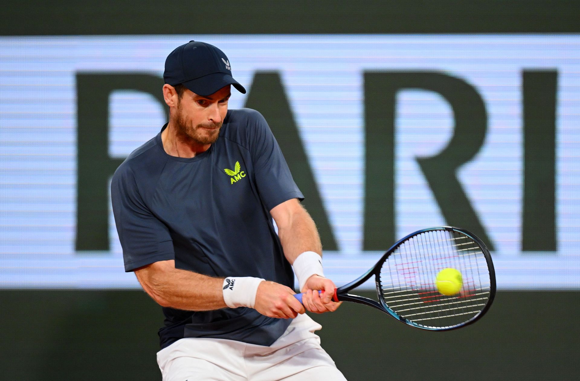 Andy Murray at the 2024 French Open. (Photo: Getty)