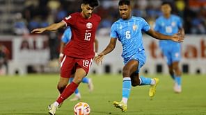 Who was the referee who awarded the controversial goal to Qatar against India in the FIFA World Cup 2026 Qualifier?