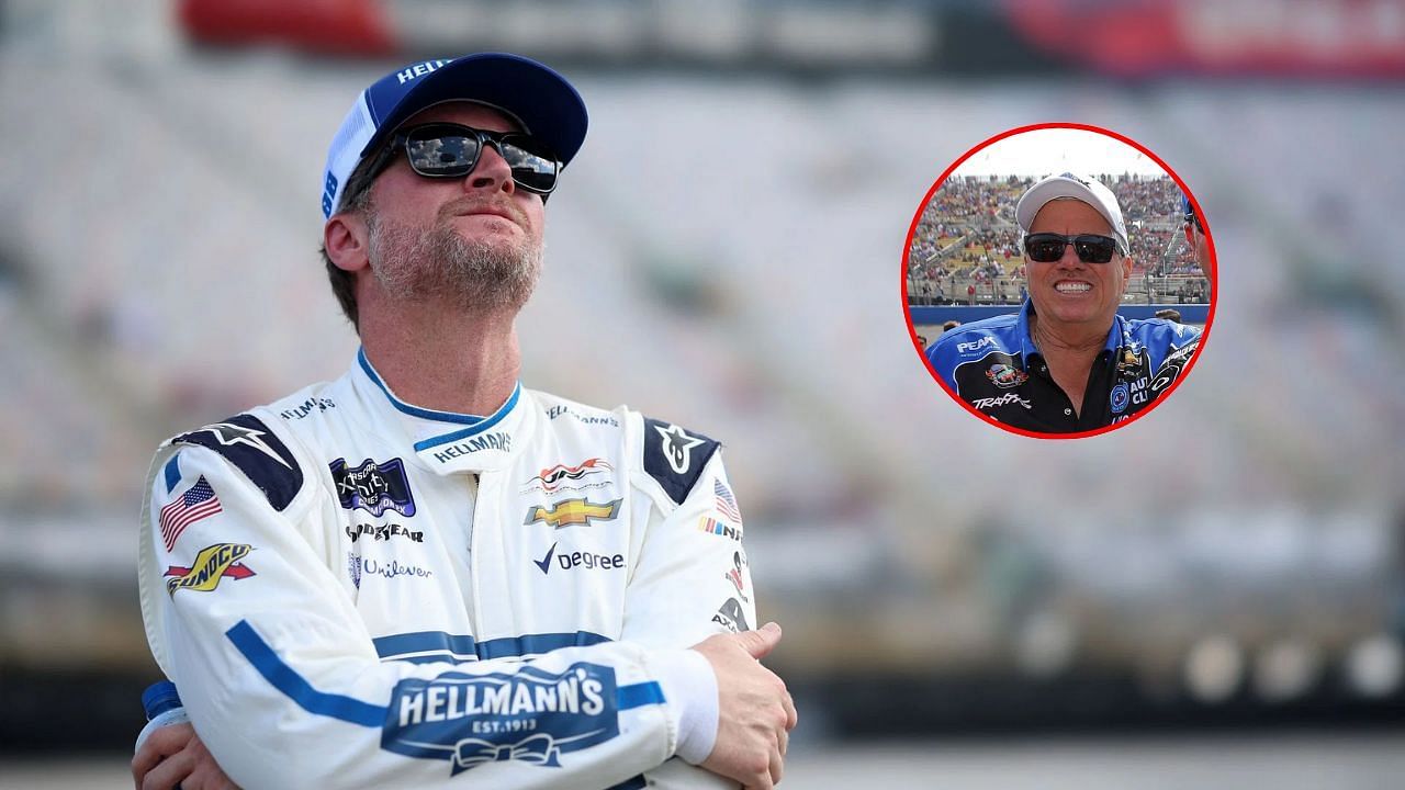 Dale Earnhardt Jr. and John Force (Image Source Getty)