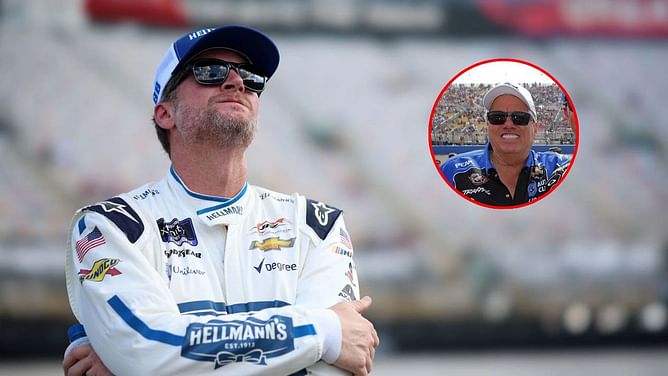 Dale Earnhardt Jr. sends well wishes to John Force after scary crash: "Thinking about their family"