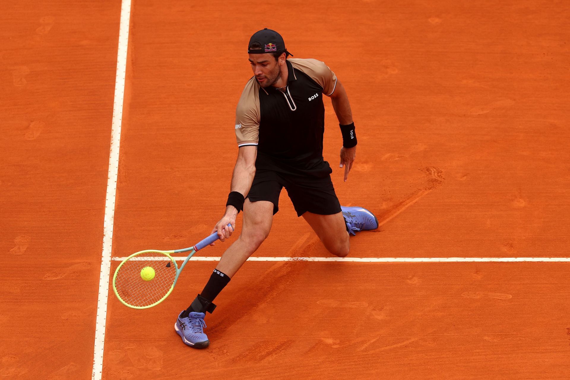 Matteo Berrettini at the 2024 Monte-Carlo Masters. (Photo: Getty)