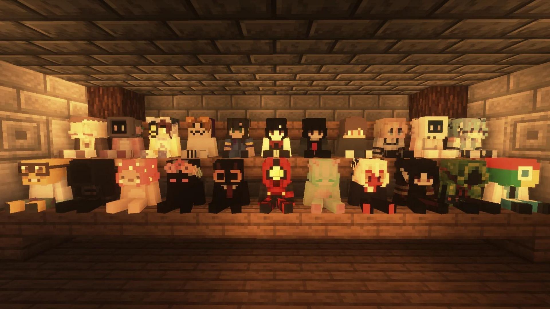 The plushies mod for Minecraft
