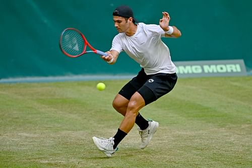 Giron scored a big upset win over Andrey Rublev in the opening round.