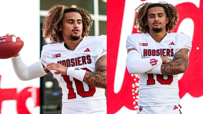 PHOTOS: 5 star QB prospect Julian "JuJu" Lewis shares snippets from recruiting visit with Indiana Hoosiers