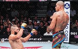 VIDEO: Exact moment Alex Pereira popped his toe back in place after dislocating it while head-kicking Jiri Prochazka