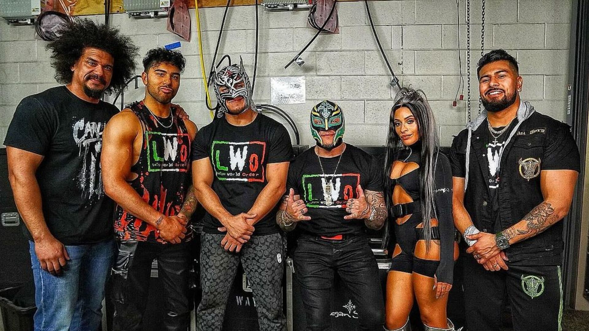 The Latino World Order before Carlito left the group!