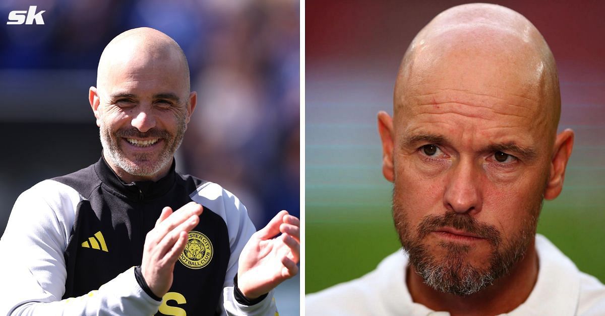 Chelsea boss Enzo Maresca (left) and Manchester United manager Erik ten Hag