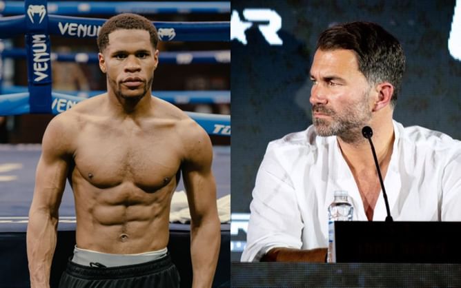 Eddie Hearn explains Matchroom's absence in Devin Haney fight purse bid: "Wasn’t a fight DAZN were motivated by or one that had any value"