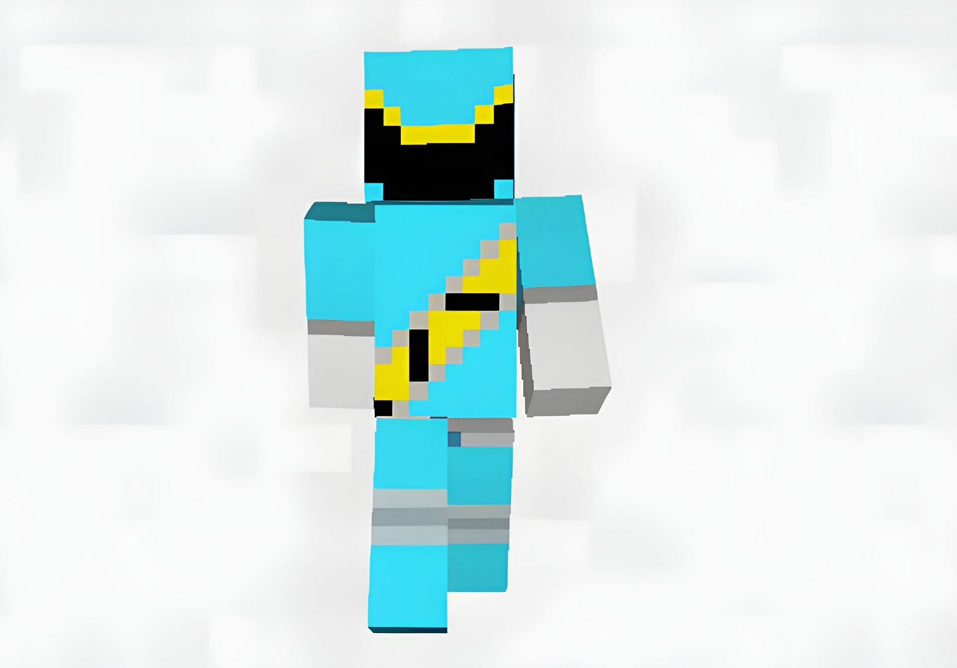 Blue Power Ranger Skin (Image via SkinsMC)