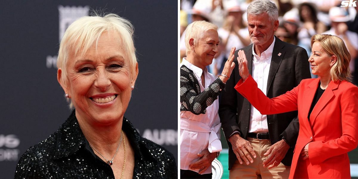 Chris Evert praises Marina Navratilova for her generosity 