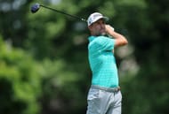 Webb Simpson during the Travelers Championship - Round One
