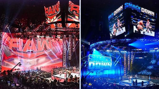 SmackDown stars appear on RAW; get ambushed during title match