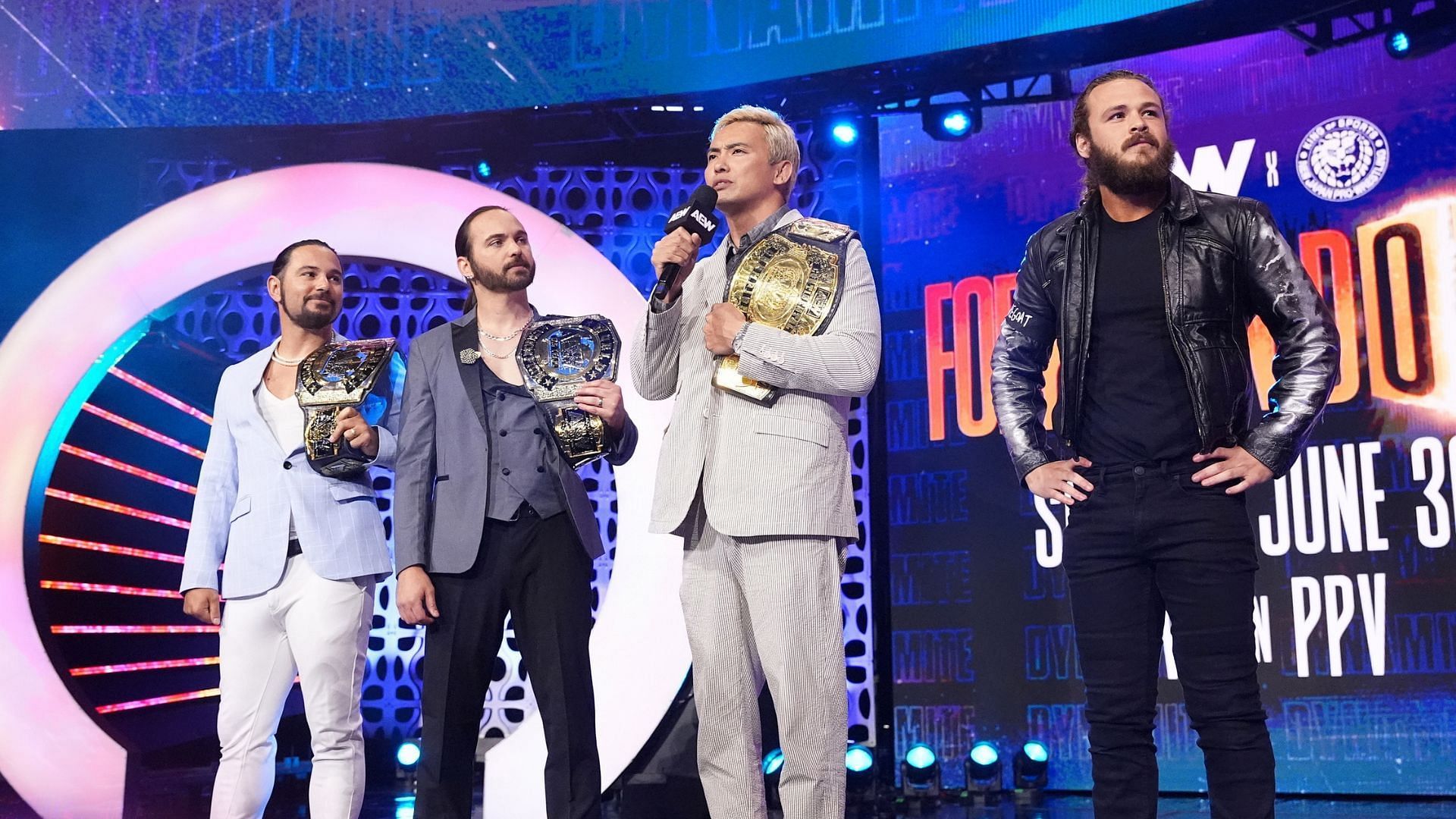 The Elite have been &quot;running AEW&quot; as of late [Photo courtesy of AEW