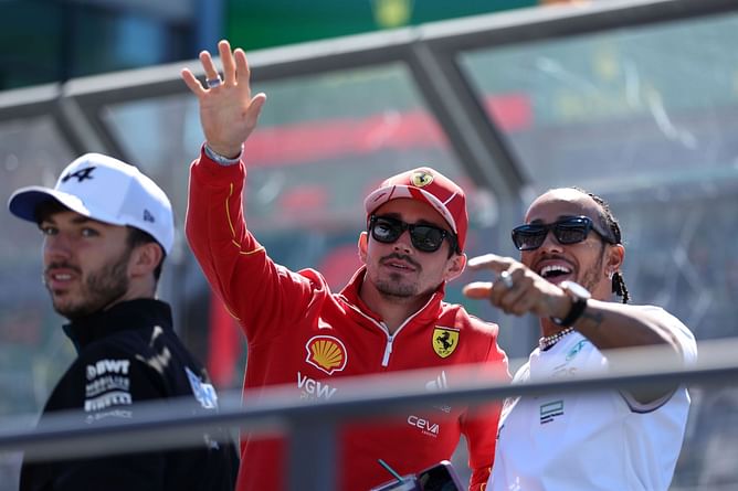 Charles Leclerc believes signing Lewis Hamilton a “super opportunity” for Ferrari to send a message to rival F1 teams