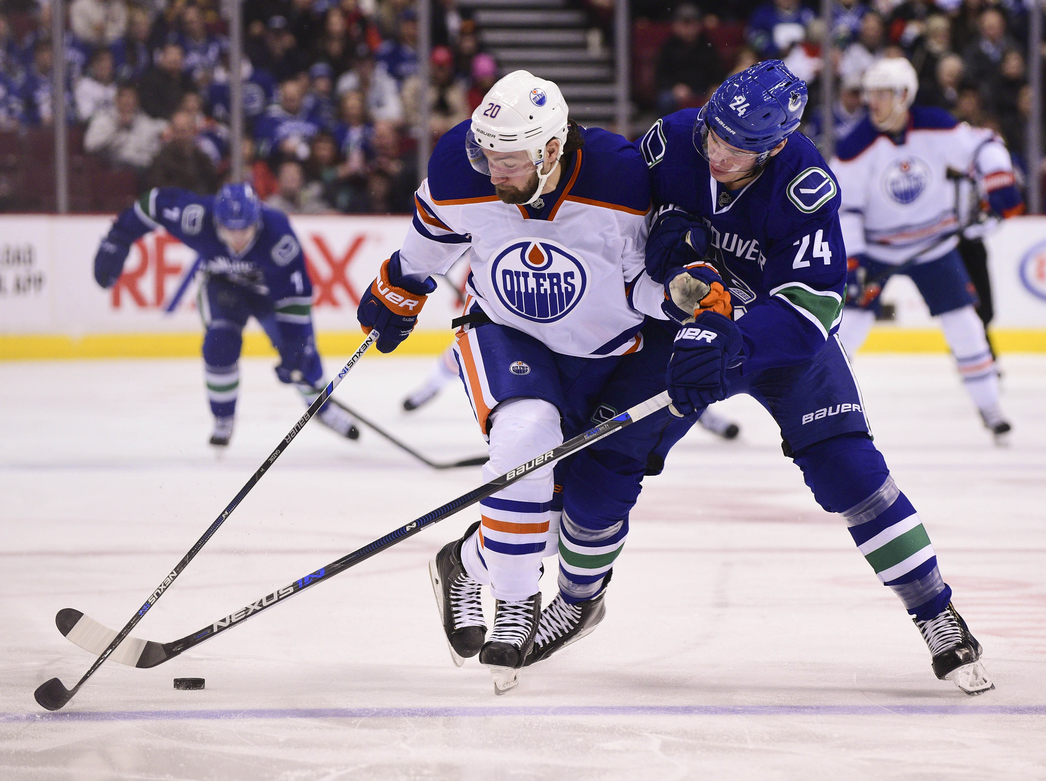 NHL: Edmonton Oilers at Vancouver Canucks