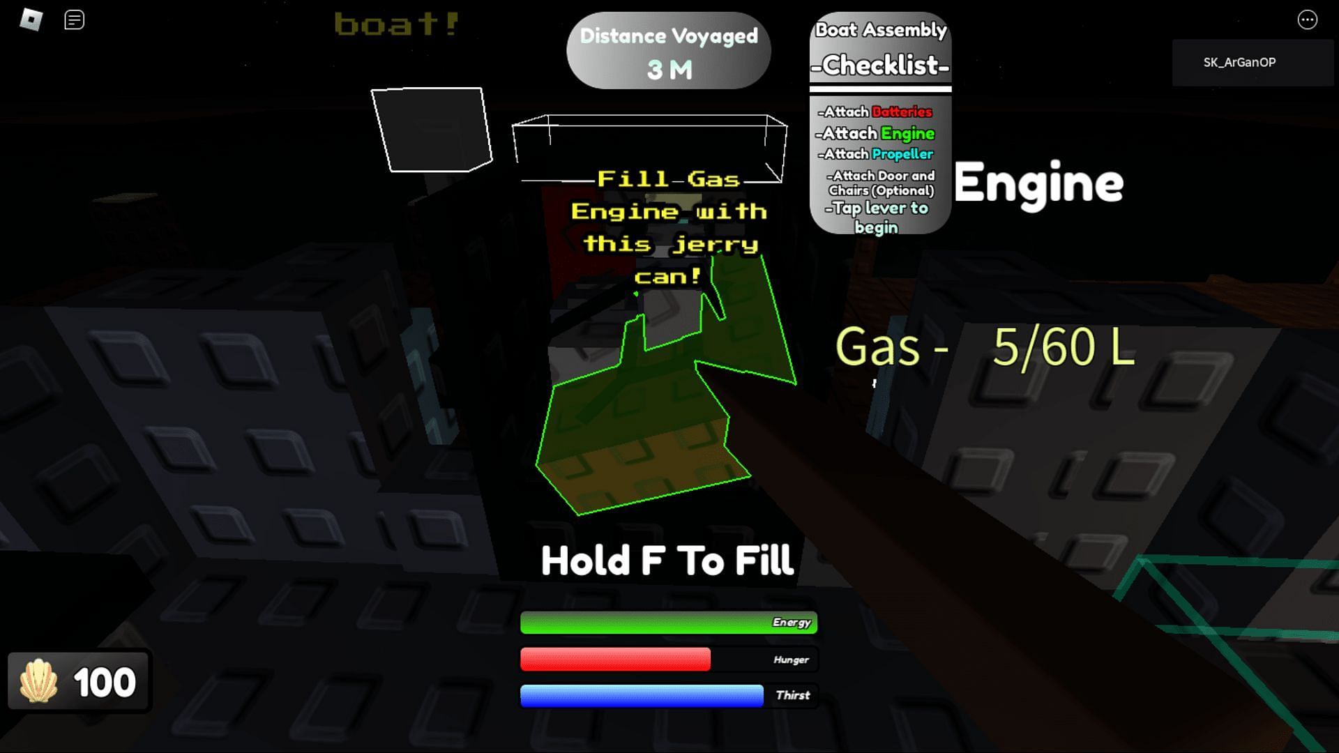 Gameplay screenshot from A Wavy Trip (Image via Roblox)