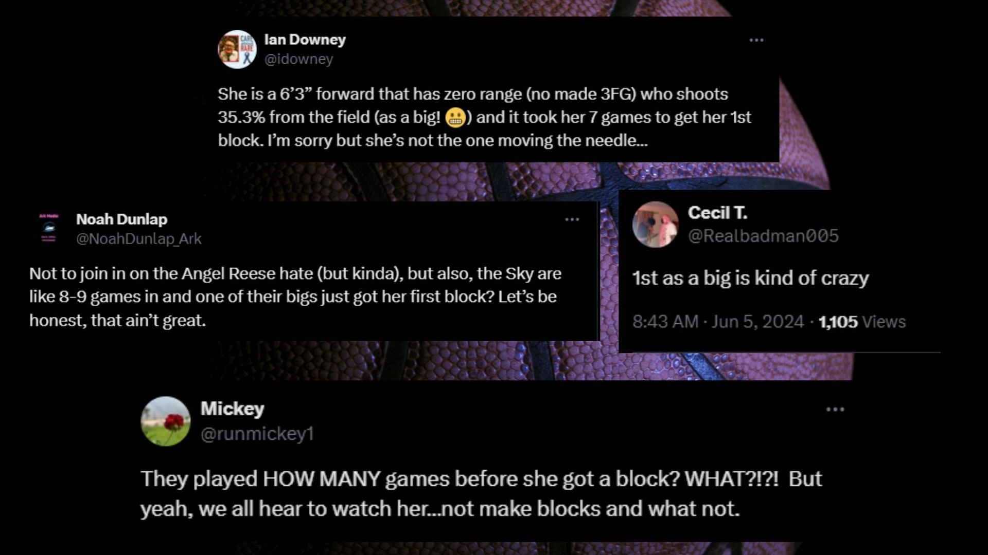 Fans react to Angel Reese recording her first WNBA block