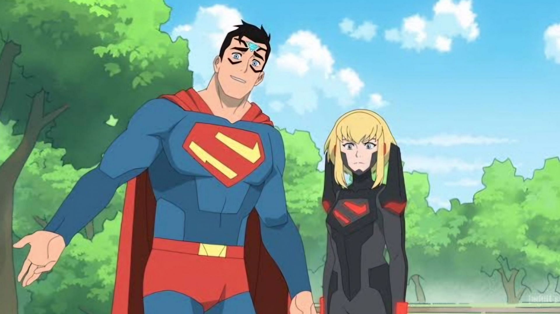 Clark and Kara in My Adventures with Superman season 2 episode 6 (Image via Adult Swim)
