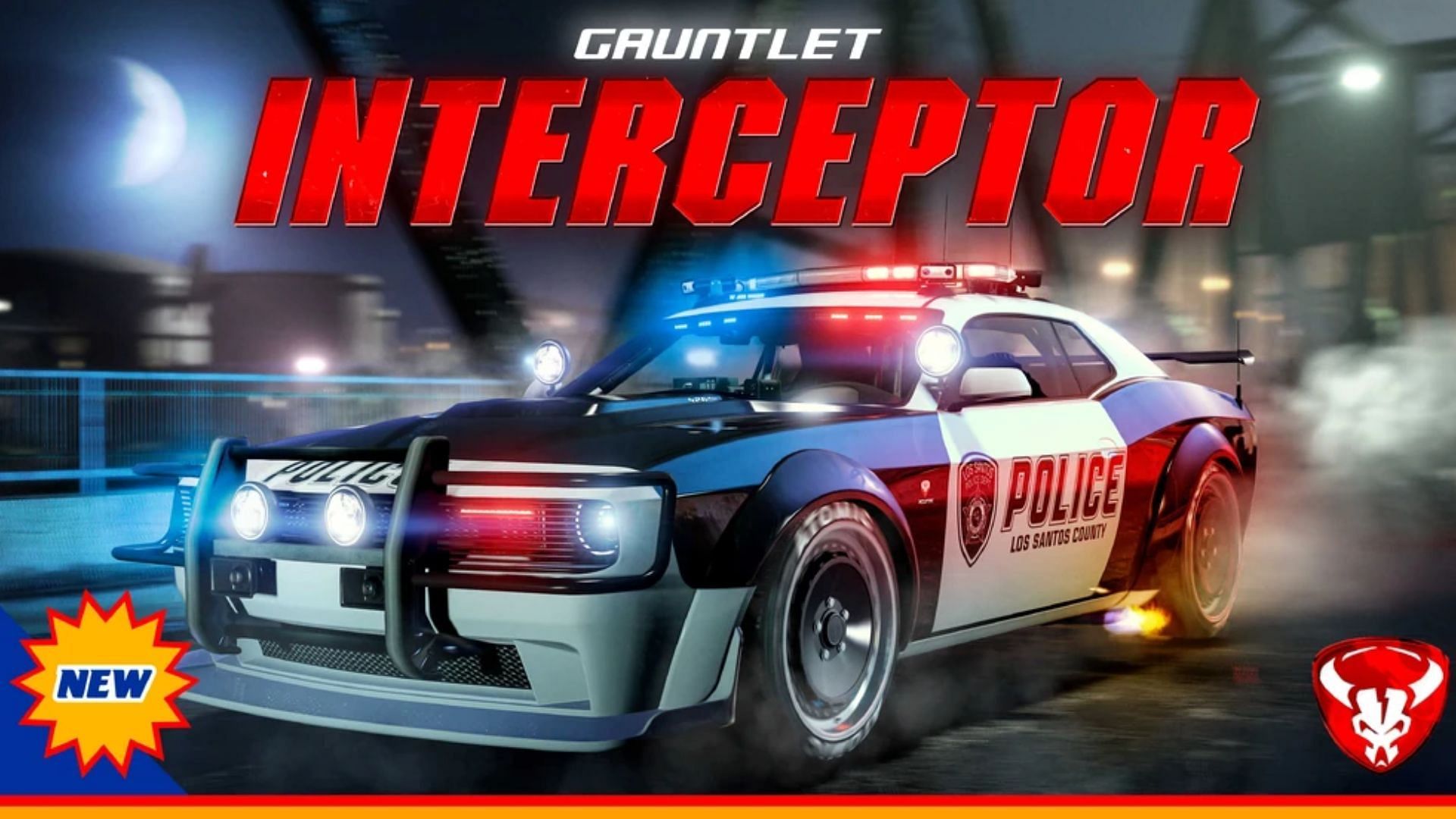 A promotional image of the Bravado Police Gauntlet Interceptor (Image via Rockstar Games)