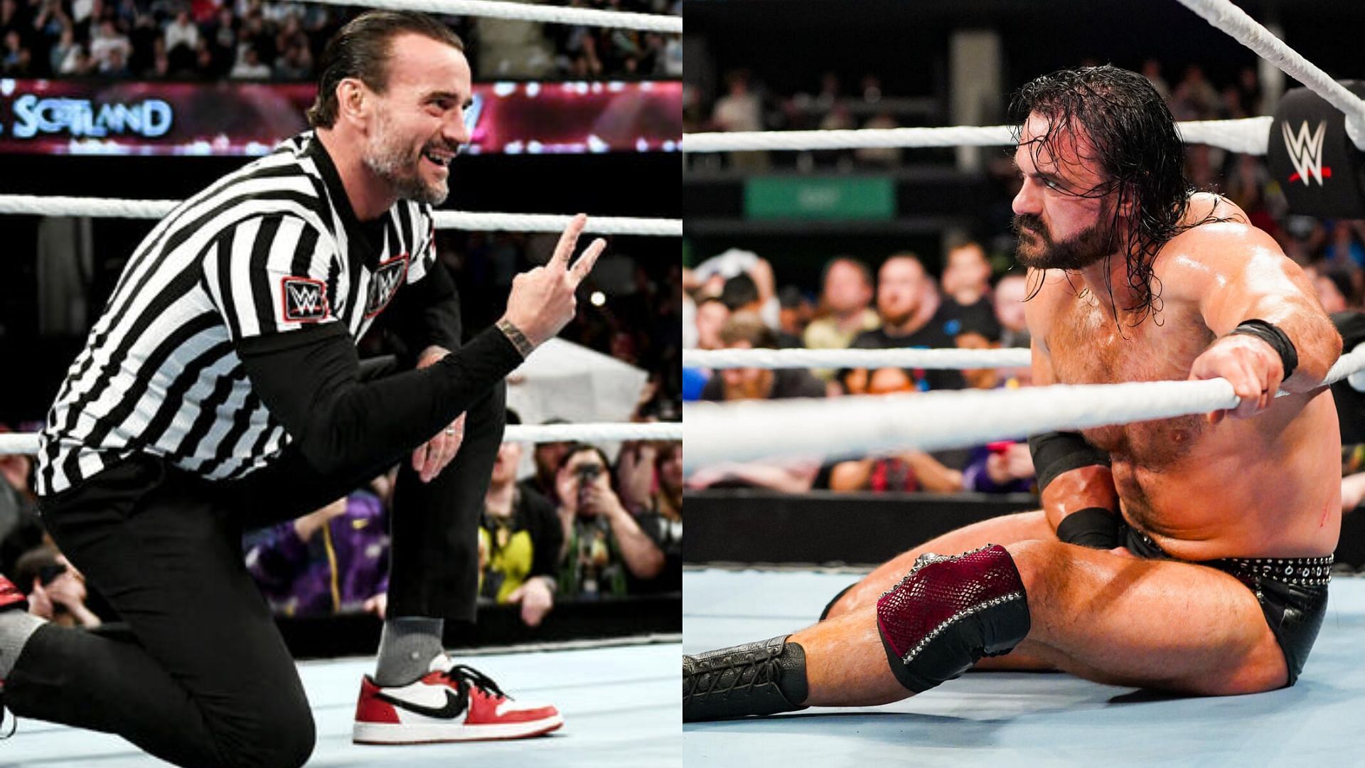 The Voice Of The Voiceless interfered in the main event of the Scotland PLE [Images from WWE.com]
