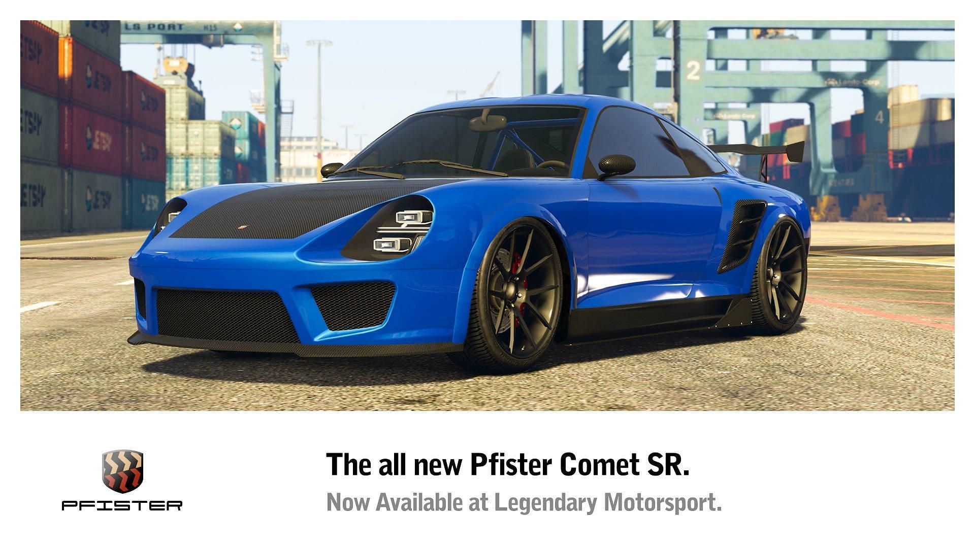 A promotional image of the Comet SR in Grand Theft Auto Online. (Image via Rockstar Games)