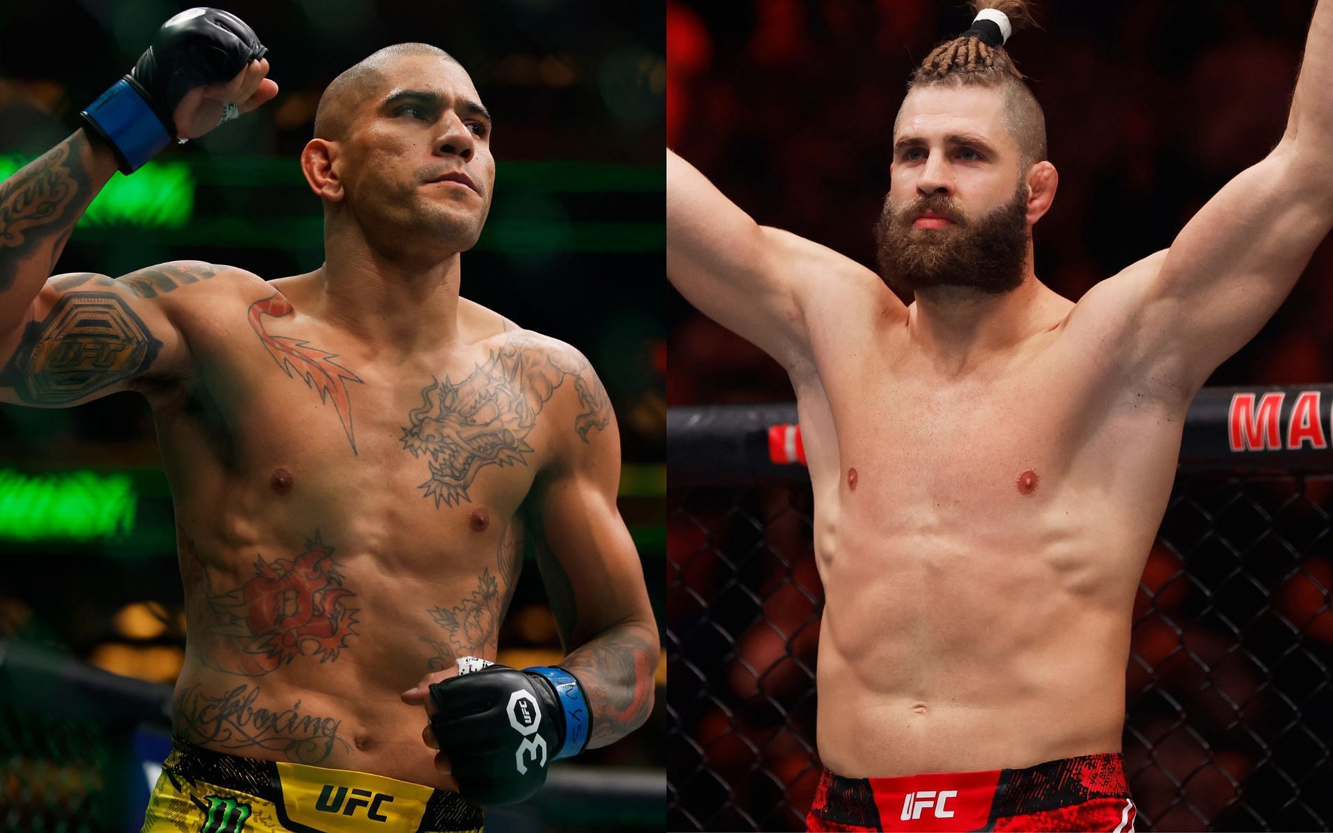 Alex Pereira (left) and Jiri Prochazka (right) will do battle for the coveted UFC light heavyweight championship at UFC 303 [Images courtesy: Getty Images]