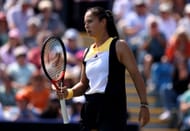 Daria kasatkina in action at the Rothesay International