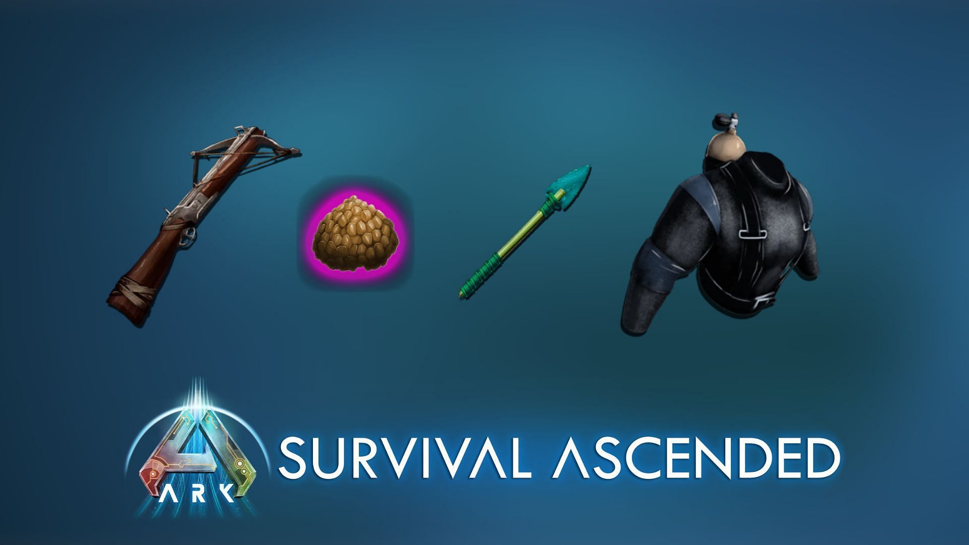 All the items required to tame Dunkleosteus in Ark Survival Ascended (Image via Studio Wildcard)