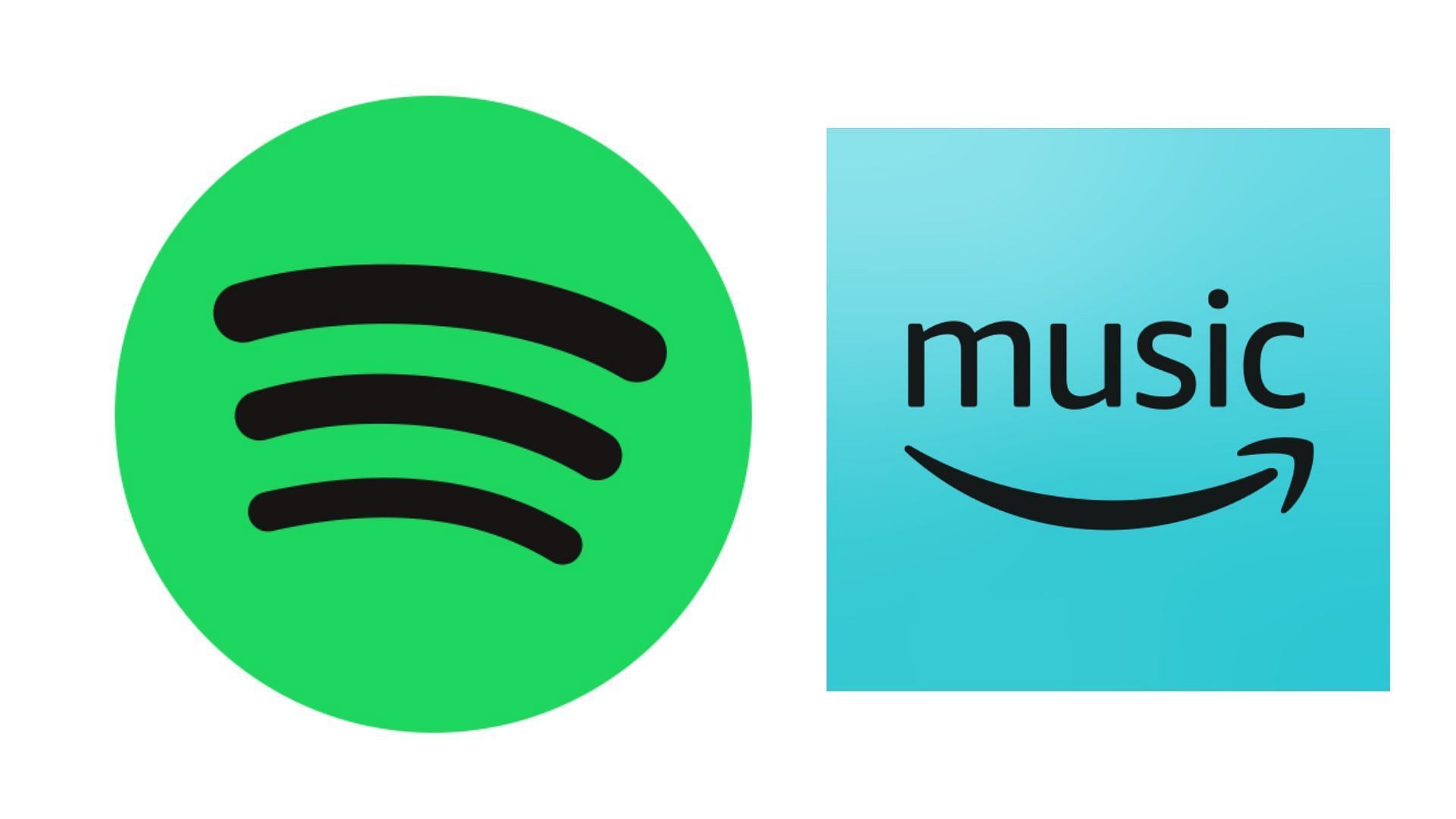 Which is a better music streaming platform &mdash; Amazon Music or Spotify (Image via Amazon/Spotify)