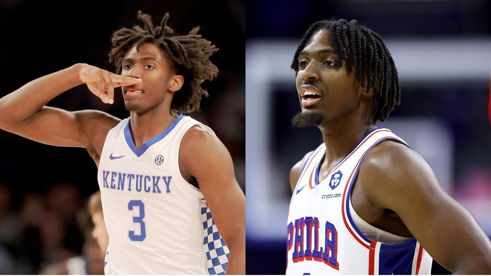 Philadelphia 76ers star Tyrese Maxey played college basketball for Kentucky