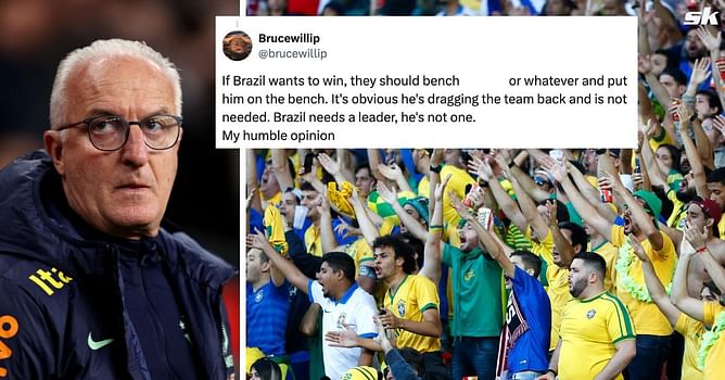 “He’s dragging the team back”, “Not good enough” - Fans unhappy with Real Madrid star in Brazil starting line-up vs Paraguay at Copa America 2024