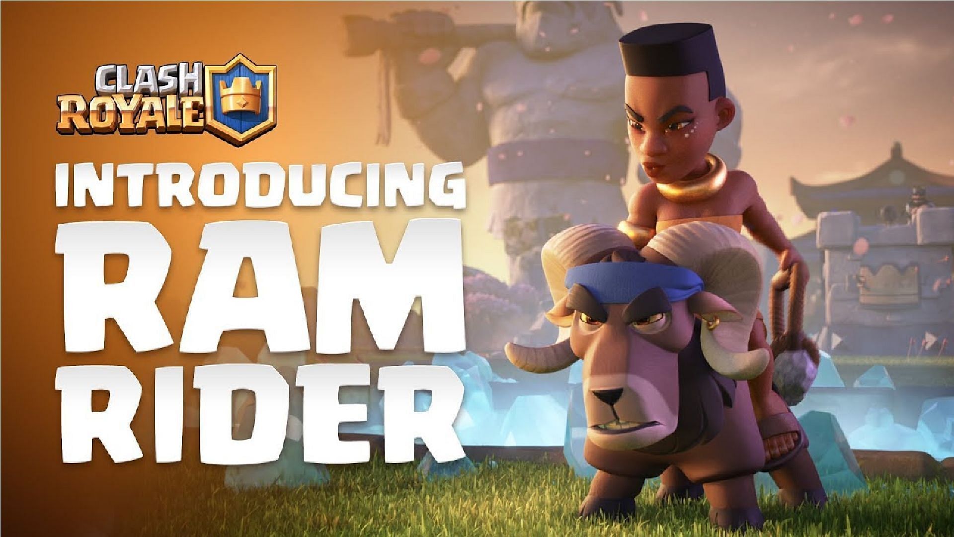 Ram Rider is among the latest units in the game (Image via Supercell)