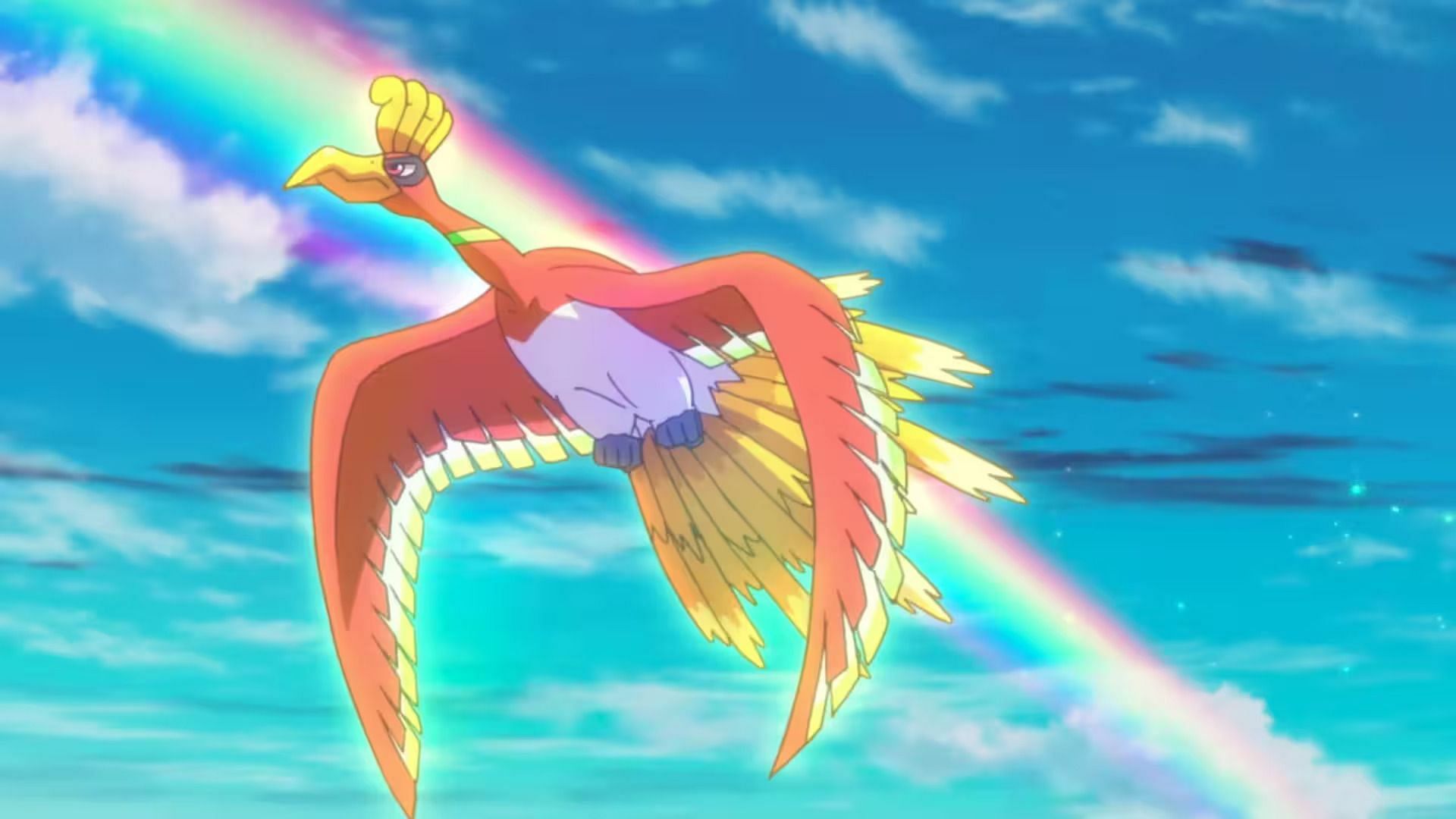 Ho-Oh in the anime (Image via TPC)