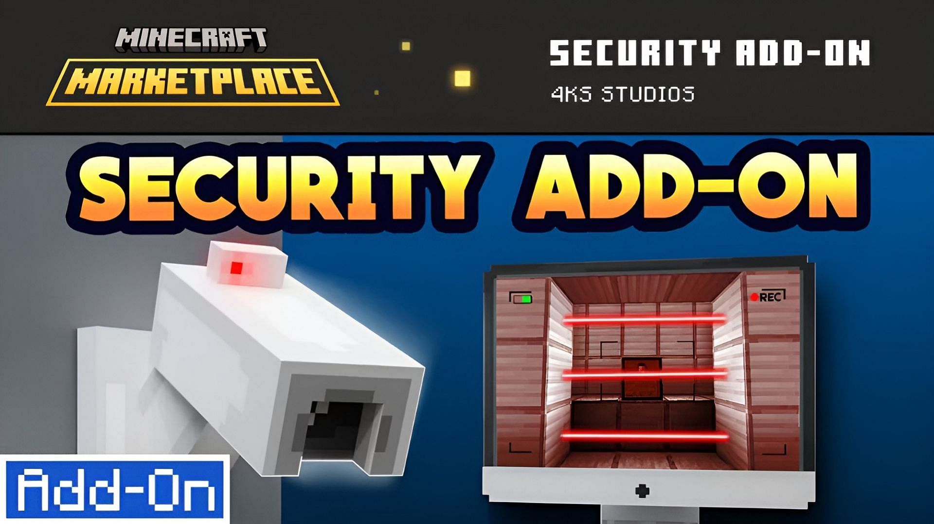 The Security Add-On by 4KS Studios is one of many arriving for the Minecraft Marketplace Pass this June (Image via Mojang)