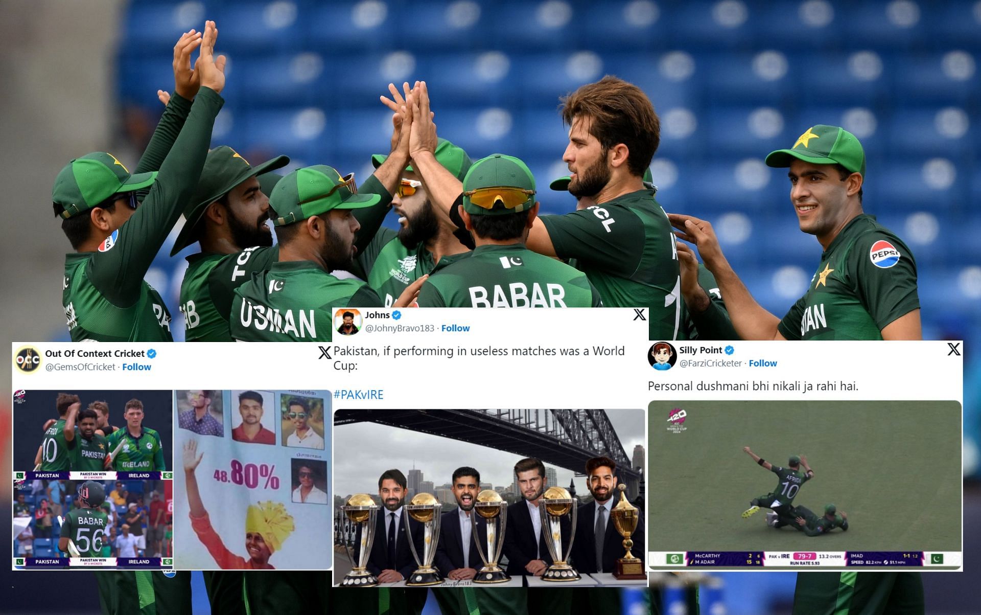 Top 10 funny memes from Ireland vs Pakistan WC match. (Image credits: ICC)