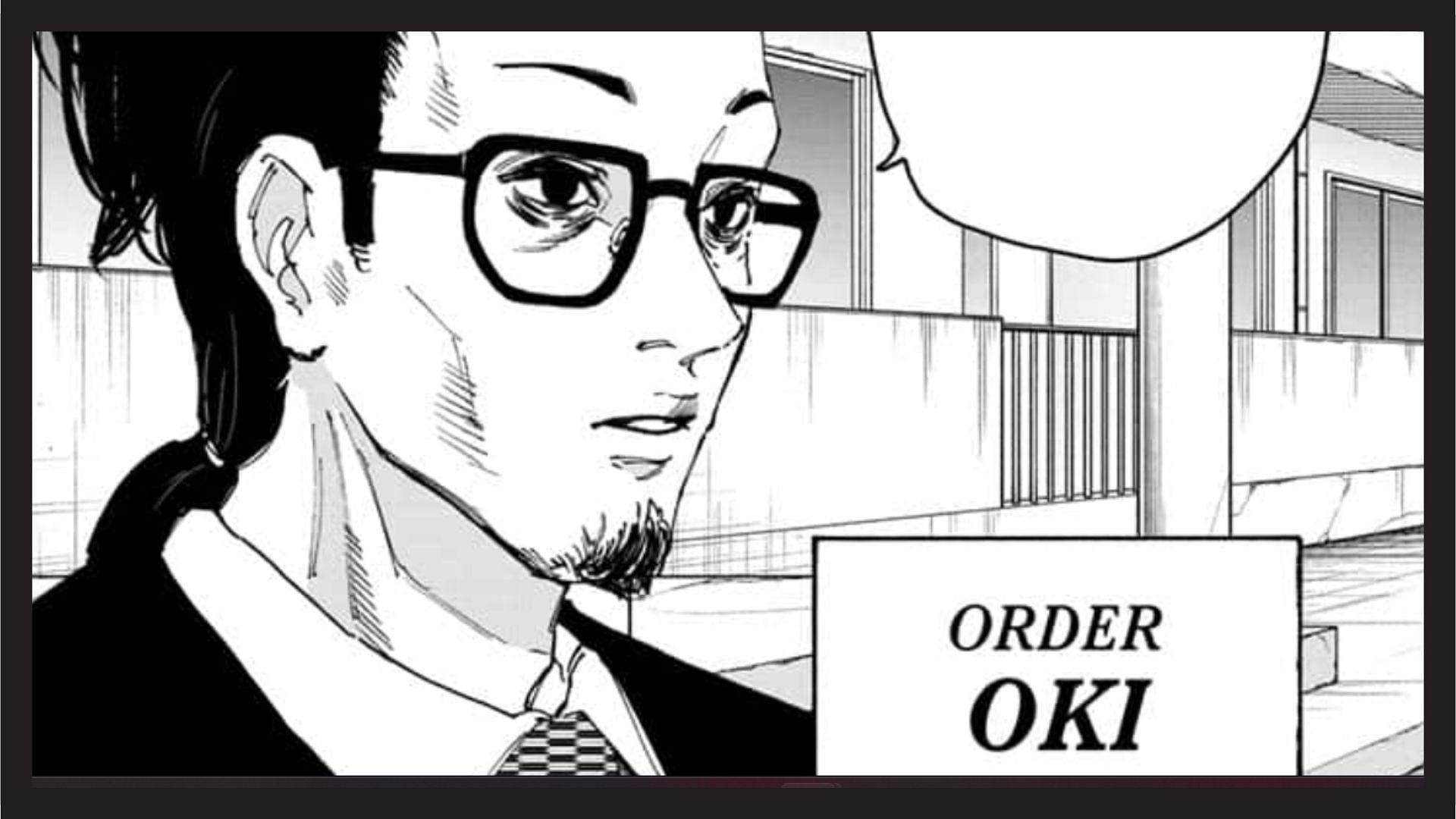 Oki as seen in Sakamoto Days (Image via Yuto Suzuki/Shueisha)