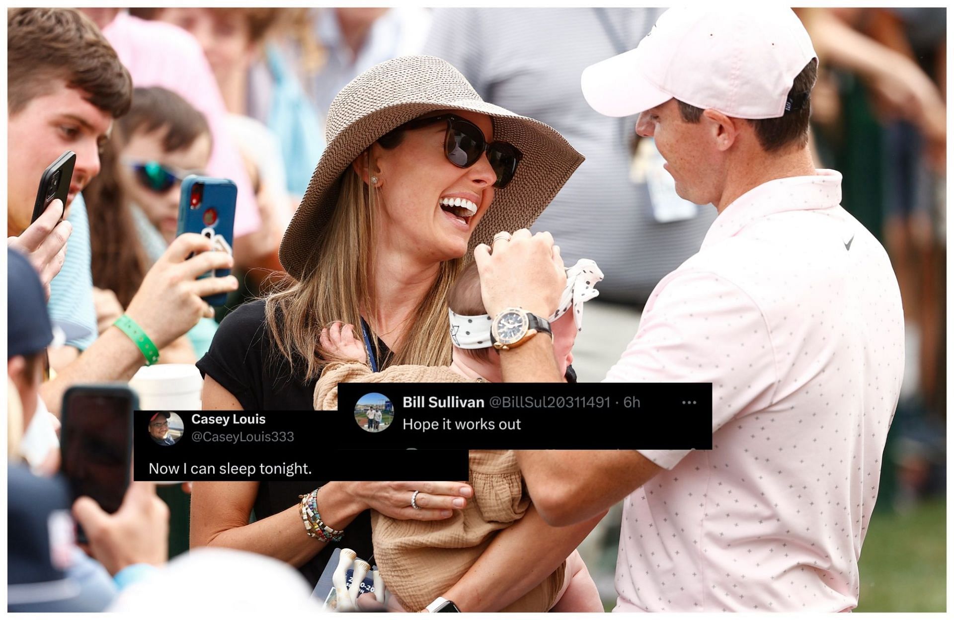 Rory McIlroy and wife Erica Stoll 