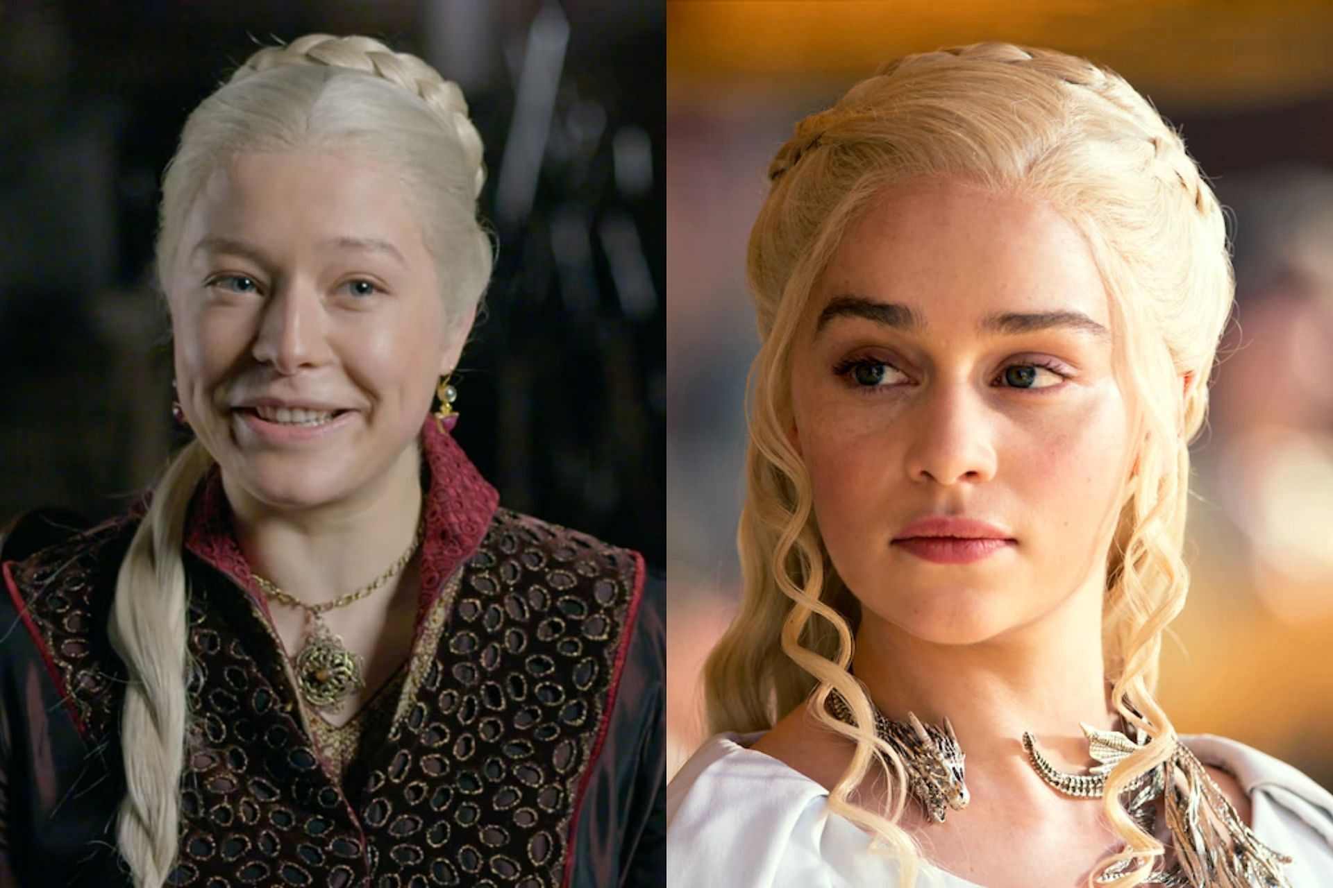 Rhaenyra and Daenyrys Targaryen. (HBO)