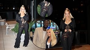 In Photos: Julius Randle's wife Kendra Randle glams up in an all-black ensemble and carries a $8,418 Chanel handbag in New York